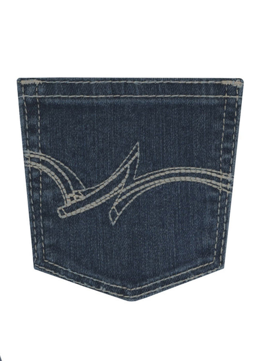 X09MWGERREG Wrangler Girls Retro Boot Cut Jean