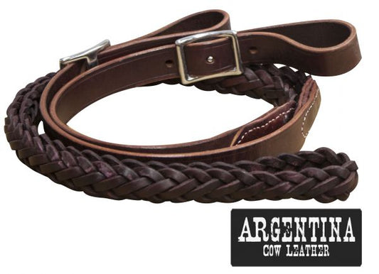 19098 USA Argentina Cow Leather Contest Reins