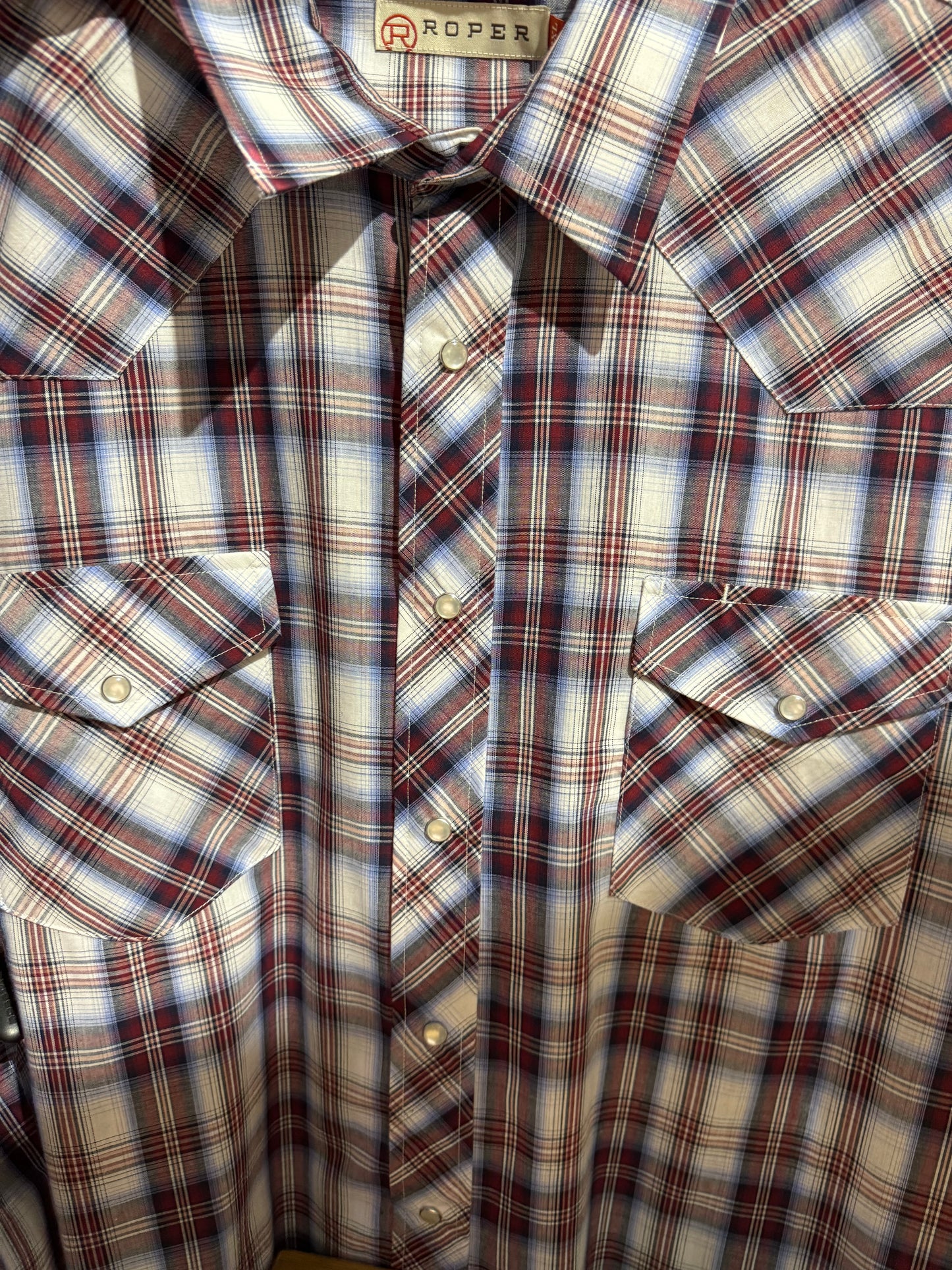 1-01-101-2005 Roper Mns Amarillo LS Plaid