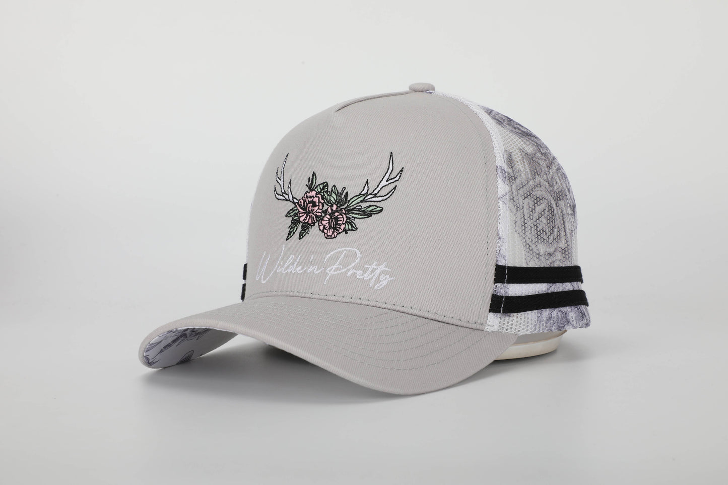 WILDECAP23 Wilde n Pretty logo cap Grey