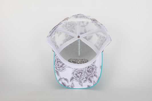 0211 Rayview logo cap Turquoise