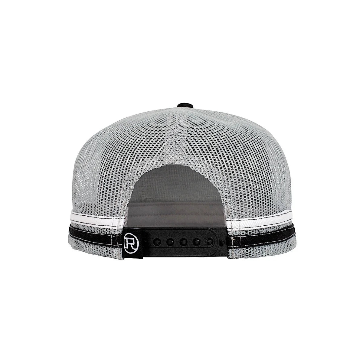 RC2212 Roper Trucker Cap Leather Patch Black