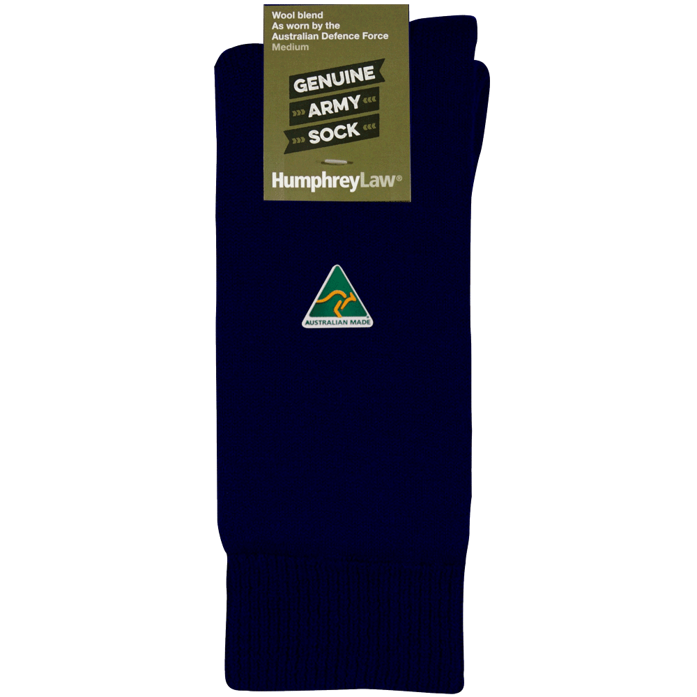 66F07 GENUINE ARMY SOCK NAVY
