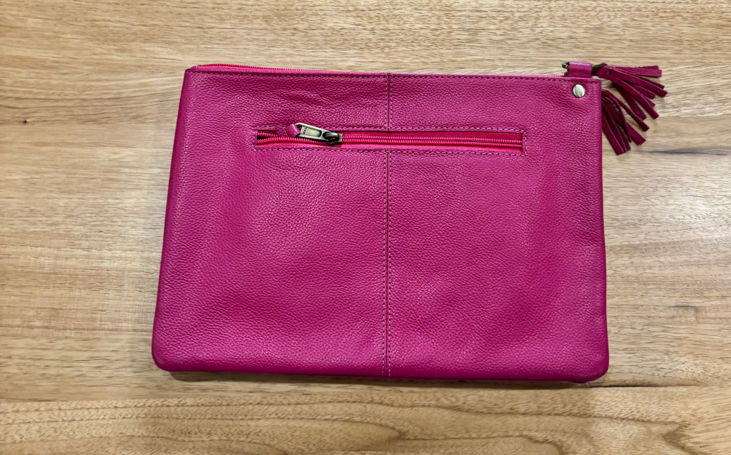 B70030PNK London Multi Foil Hairon & Pink Leather