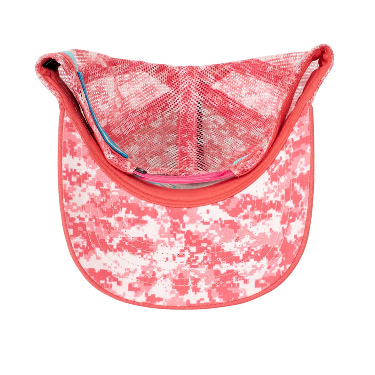 AC2203 Ariat Digi Camo Trucker Cap Pink Lemonade