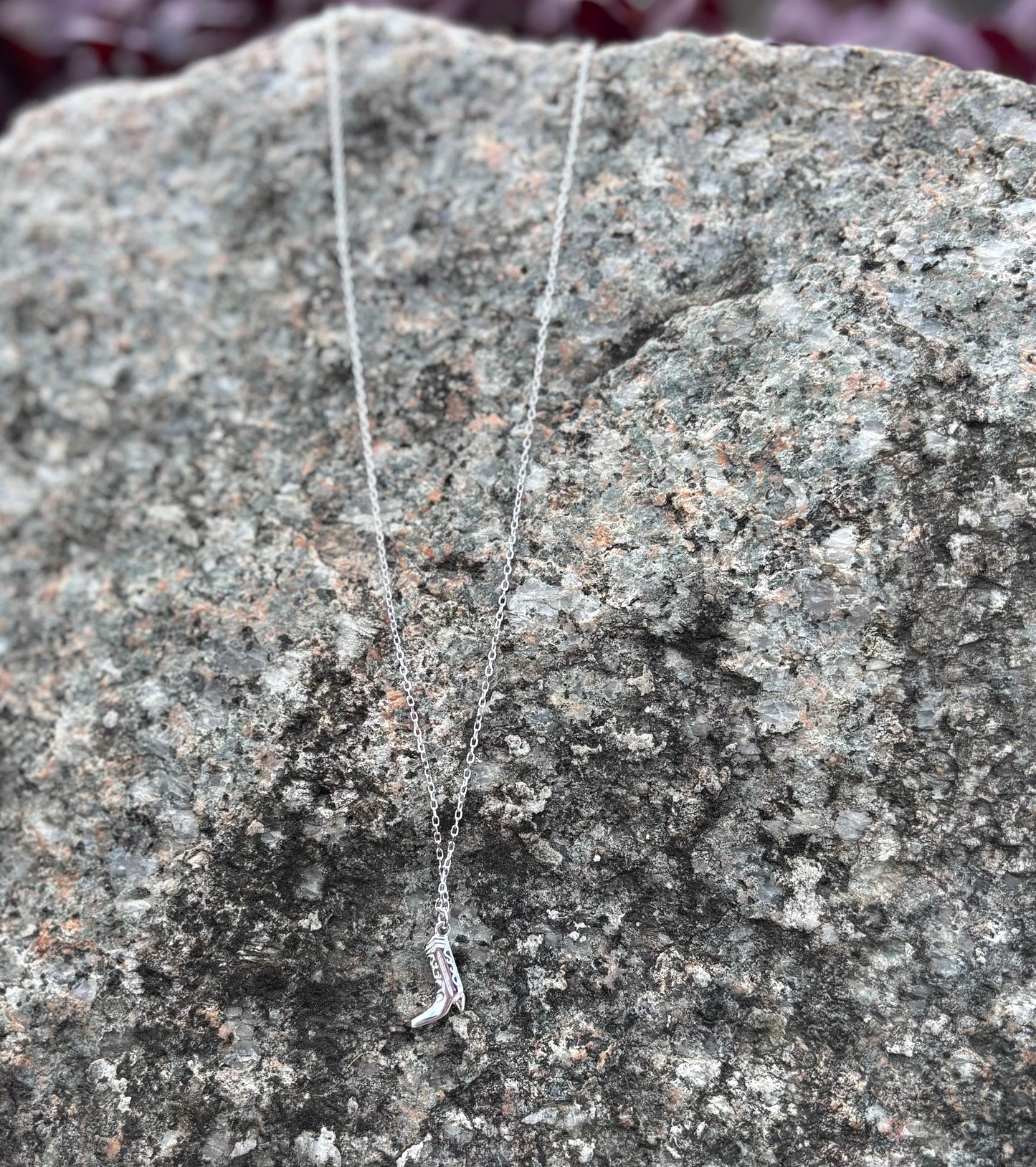 12536 Cowboy Boot Necklace