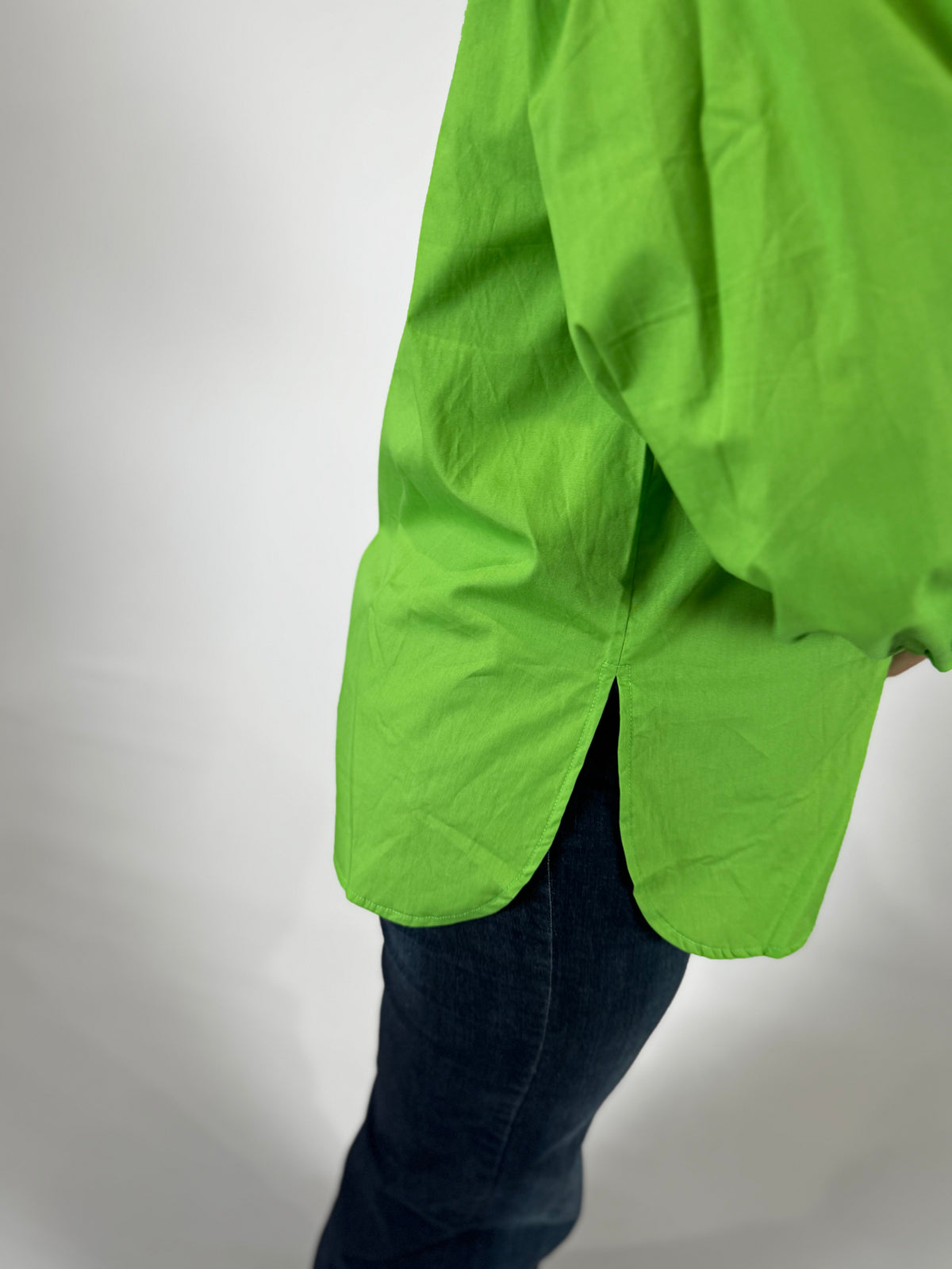 LJC5372 LJC Birdie Cotton Shirt - Lime Green