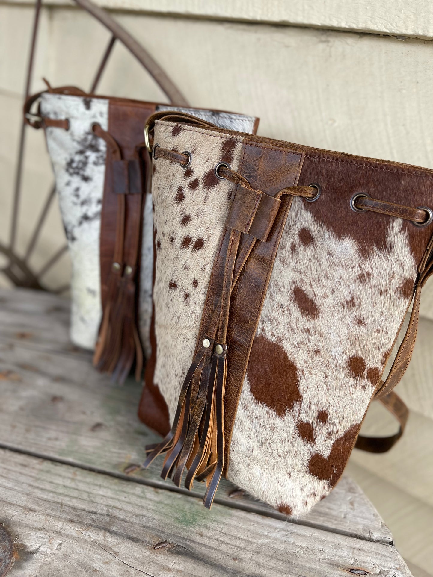 AE2540 Imani hide leather crossbody Brown
