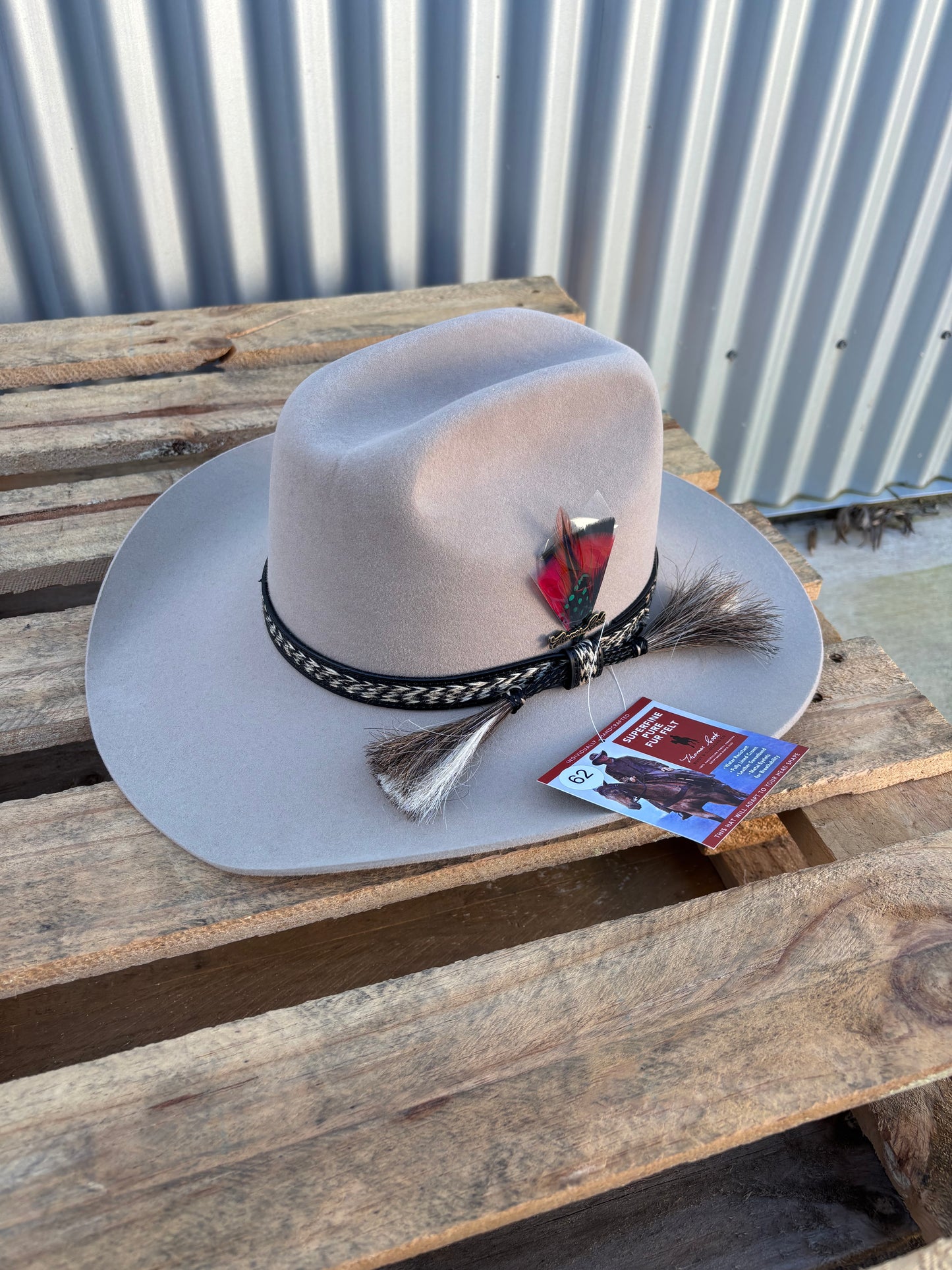 TCP1963HAT Thomas Cook Dusty Pure Fur Felt Hat Sand