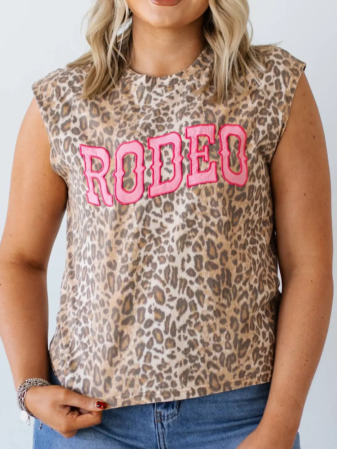 VR3HOWDY Rodeo Vintage tee Leopard