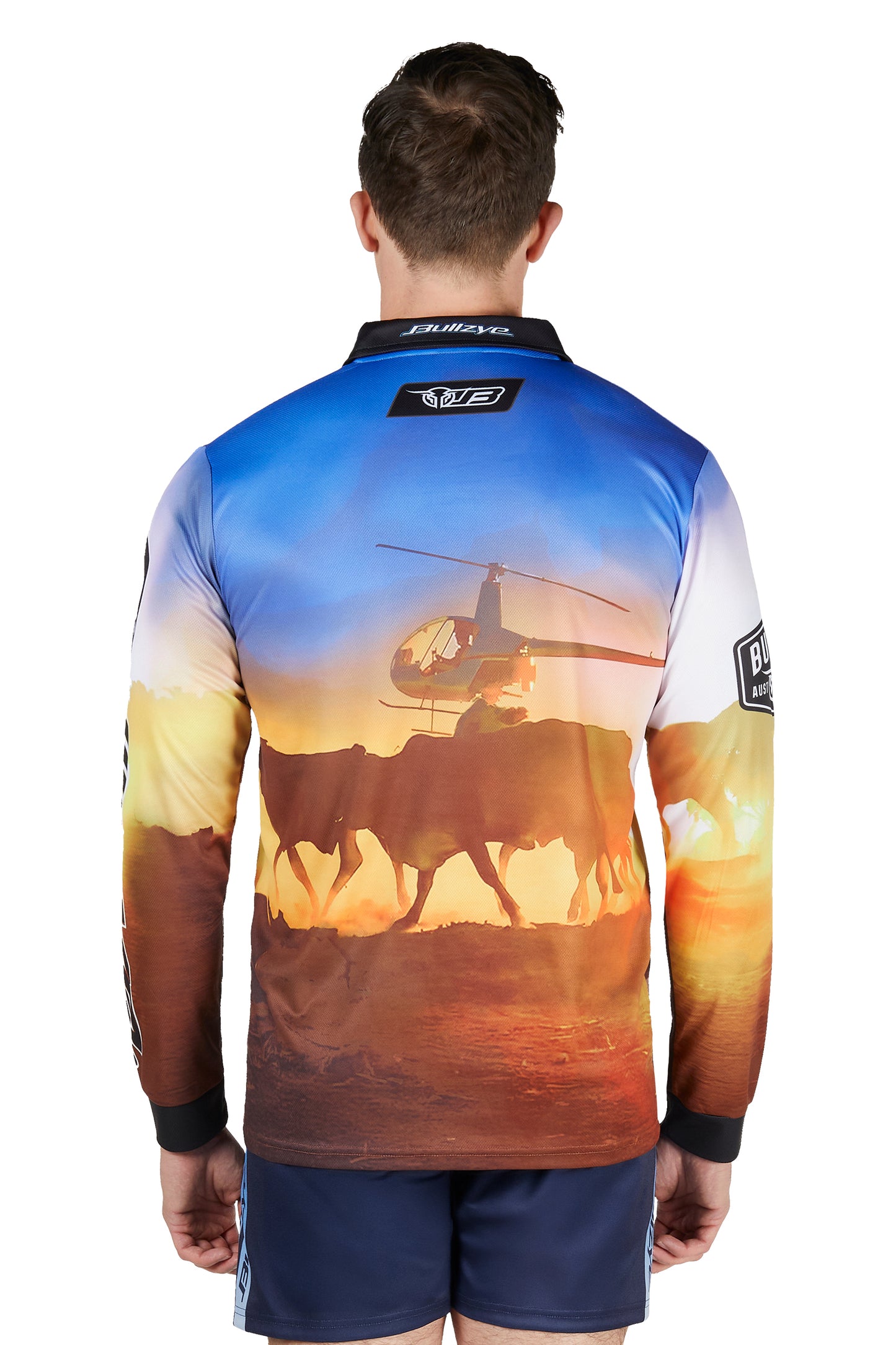B5S1569492 Bullzye Men's Outback LS Tee