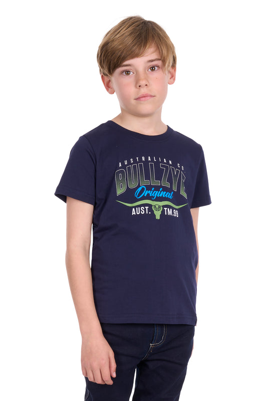 B5S3503484 Bullzye Boy's Original SS Tee Navy
