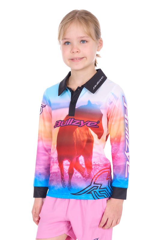 B5S5501468 Bullzye Girl's Gallop LS Tee