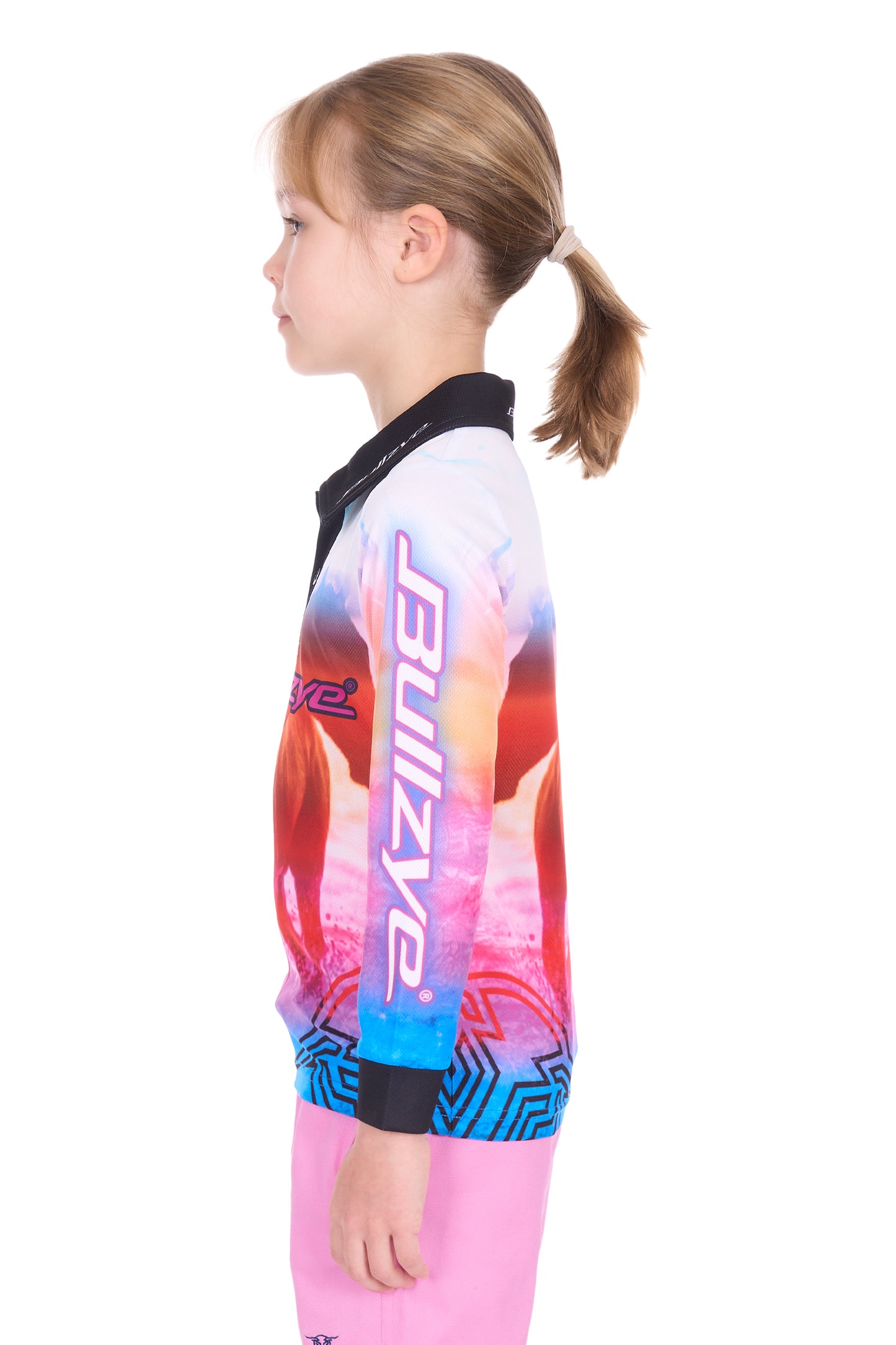 B5S5501468 Bullzye Girl's Gallop LS Tee
