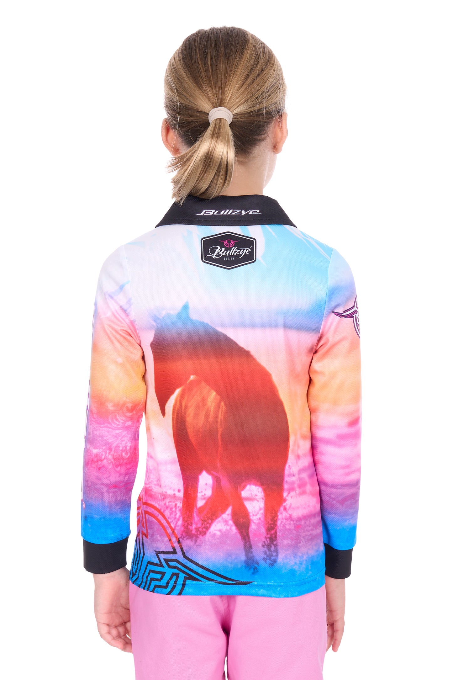 B5S5501468 Bullzye Girl's Gallop LS Tee
