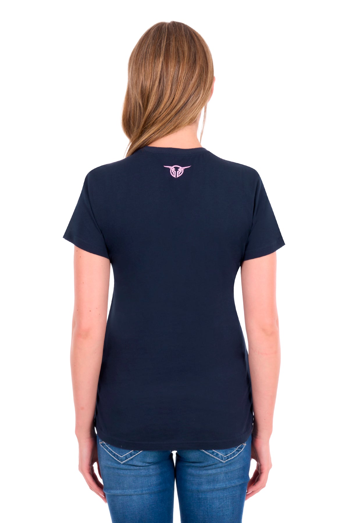 B6S2503560 Bullzye Women’s Bobbie SS Tee Navy