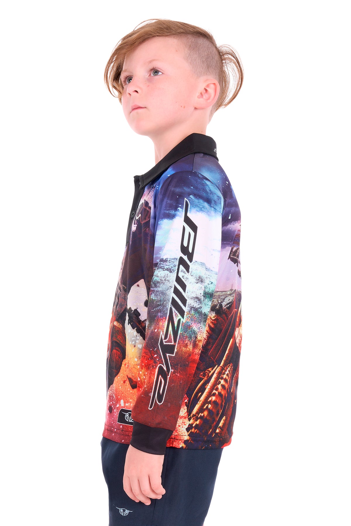 B6S3569660 Bullzye Boy's Eben Long Sleeve Tee