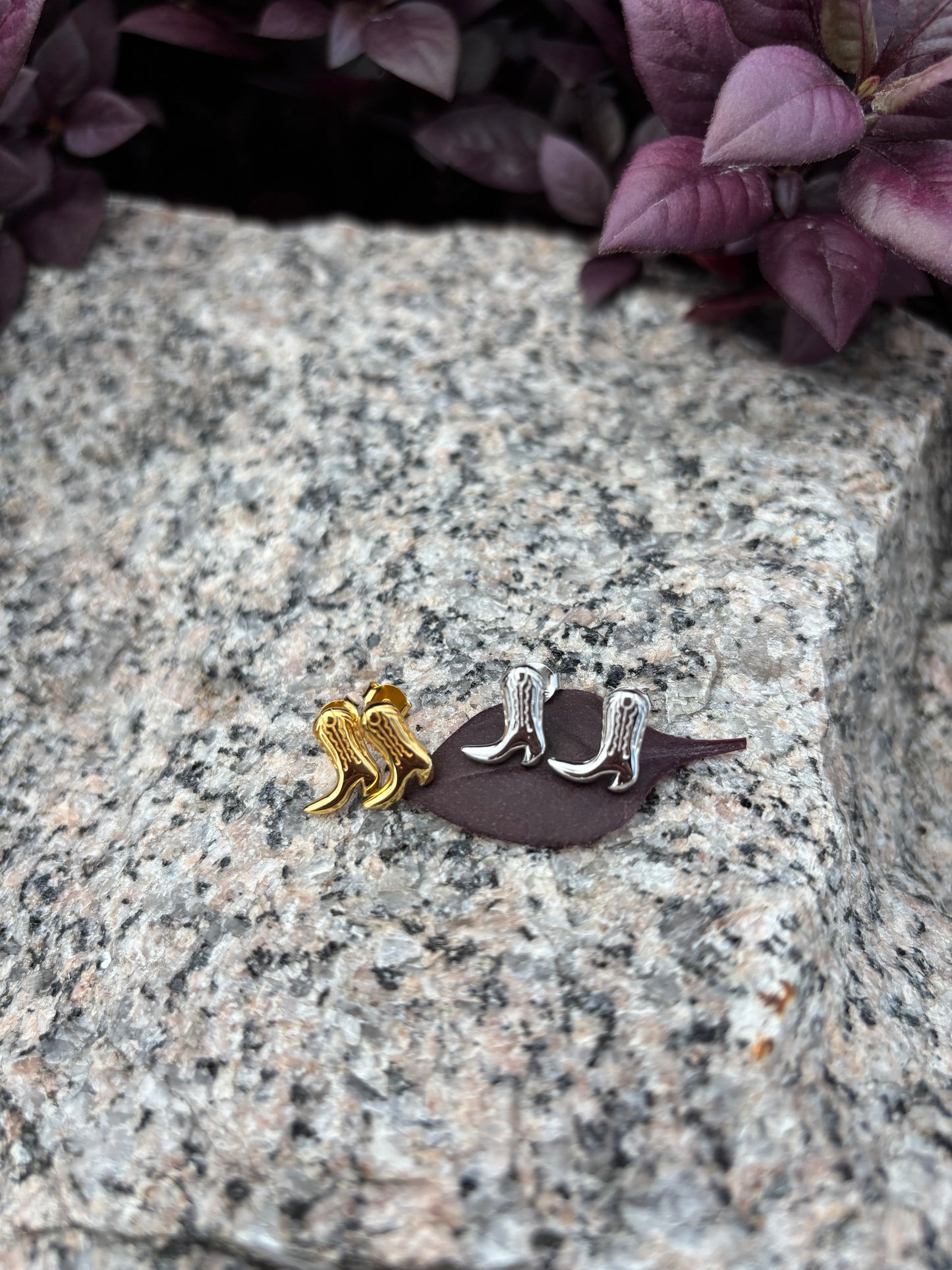 35591 Cowboy Boot Stud Earring's