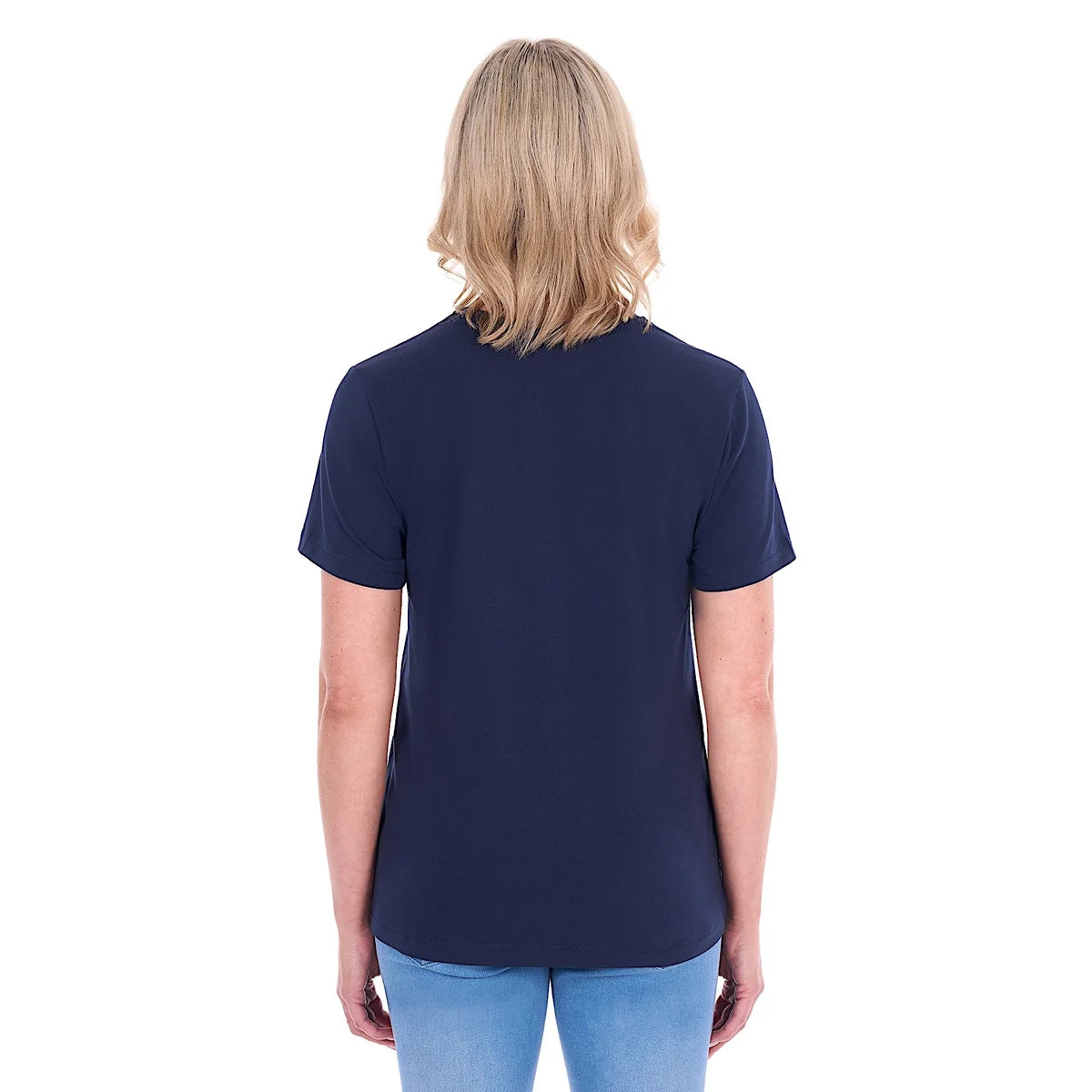 TCP2515105 Thomas Cook Women’s V neck tee Rose Navy
