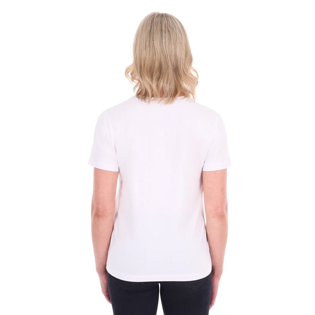 TCP2515104 Thomas Cook Women’s Round neck tee Rose White