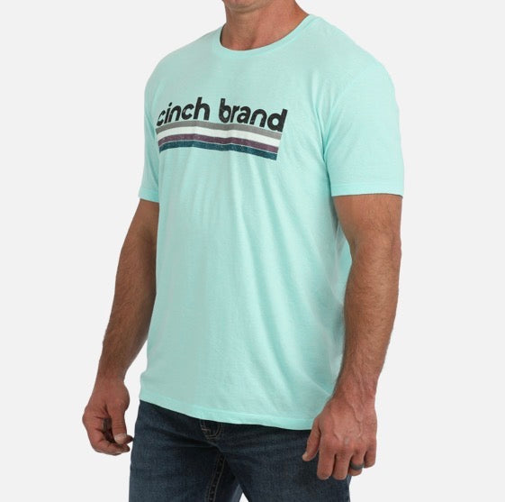 MTT1690748 Cinch Men's Turquoise Tee
