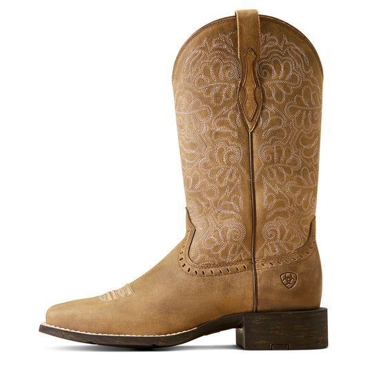 10019906 Ariat Women's Round Up Remuda Brown Bomber