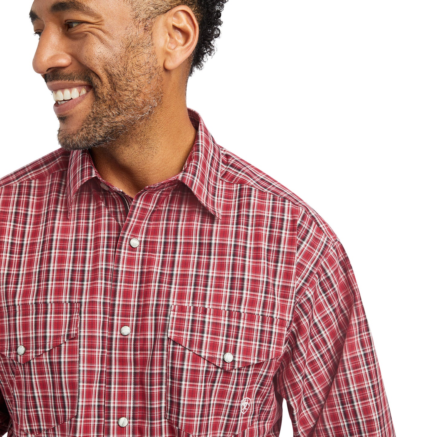 10042266 Ariat Mns Pro Series Witten Classic Fit Shirt Rio Red