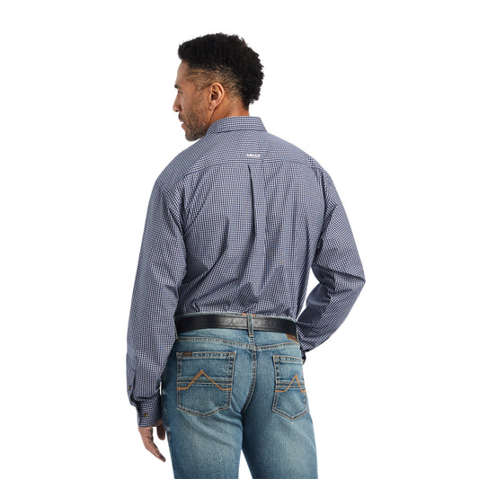 10042378 Ariat Mns Pro Series Giovni Classic LS Shirt Peacoat