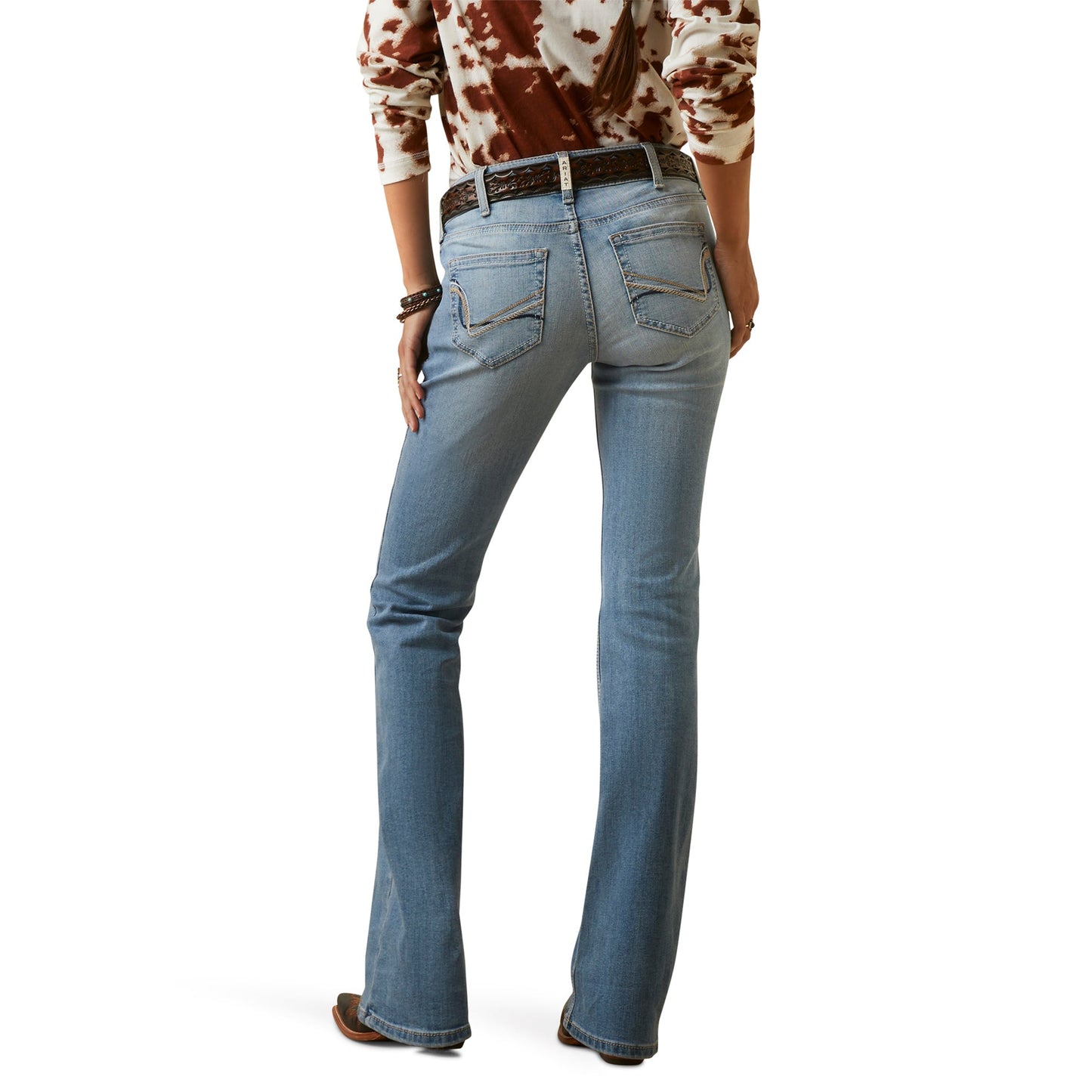 10045360 Ariat Women's Boot Cut Penelope Oklahoma Long Leg
