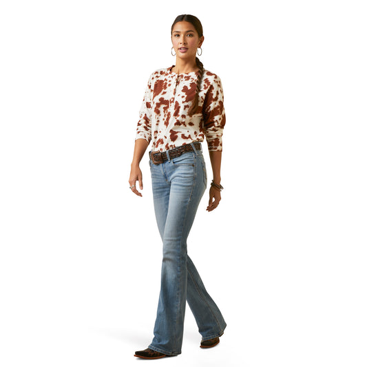 10045360 Ariat Women's Boot Cut Penelope Oklahoma Regular Leg
