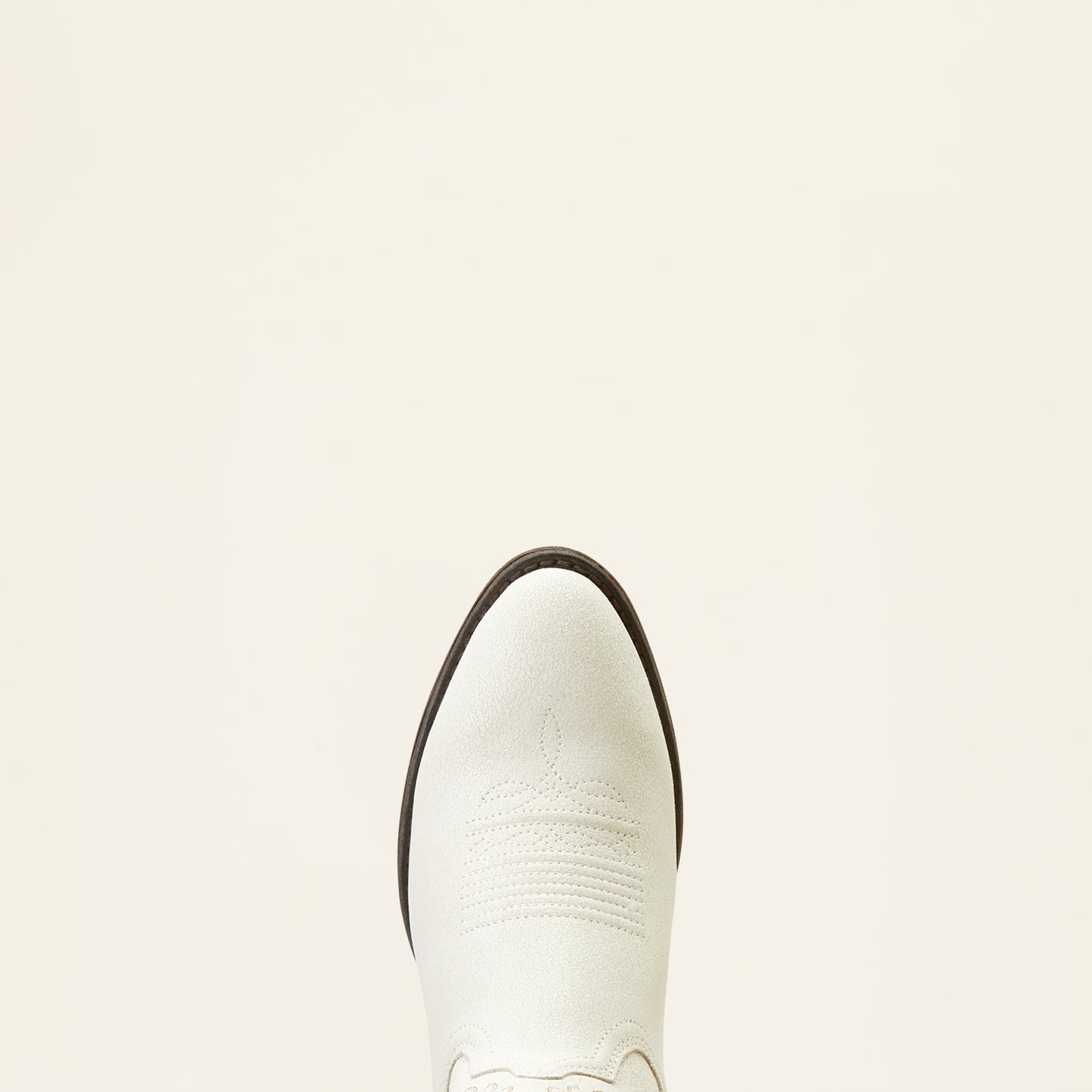 10046898 Ariat Wms Heritage R Toe Stretchfit Distressed Ivory