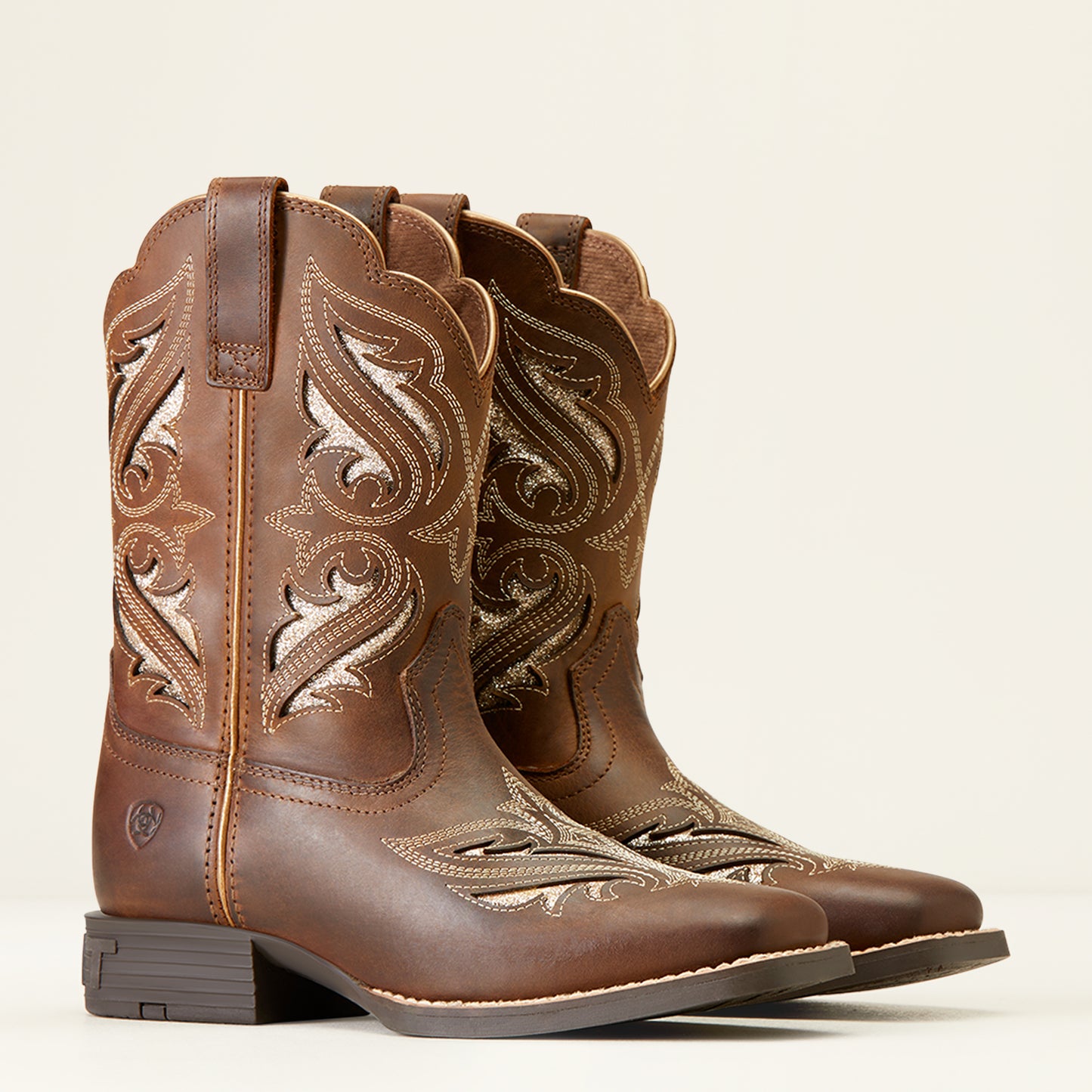 10046884 Ariat Kids Round Up Bliss Sassy Brown