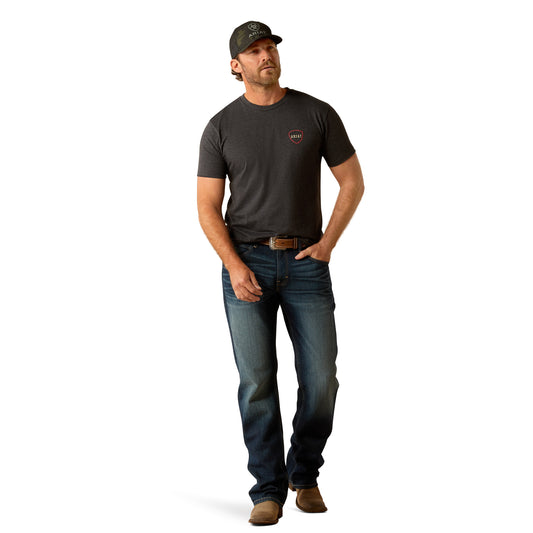 10053985 Ariat Men's Barbed Flag T-Shirt