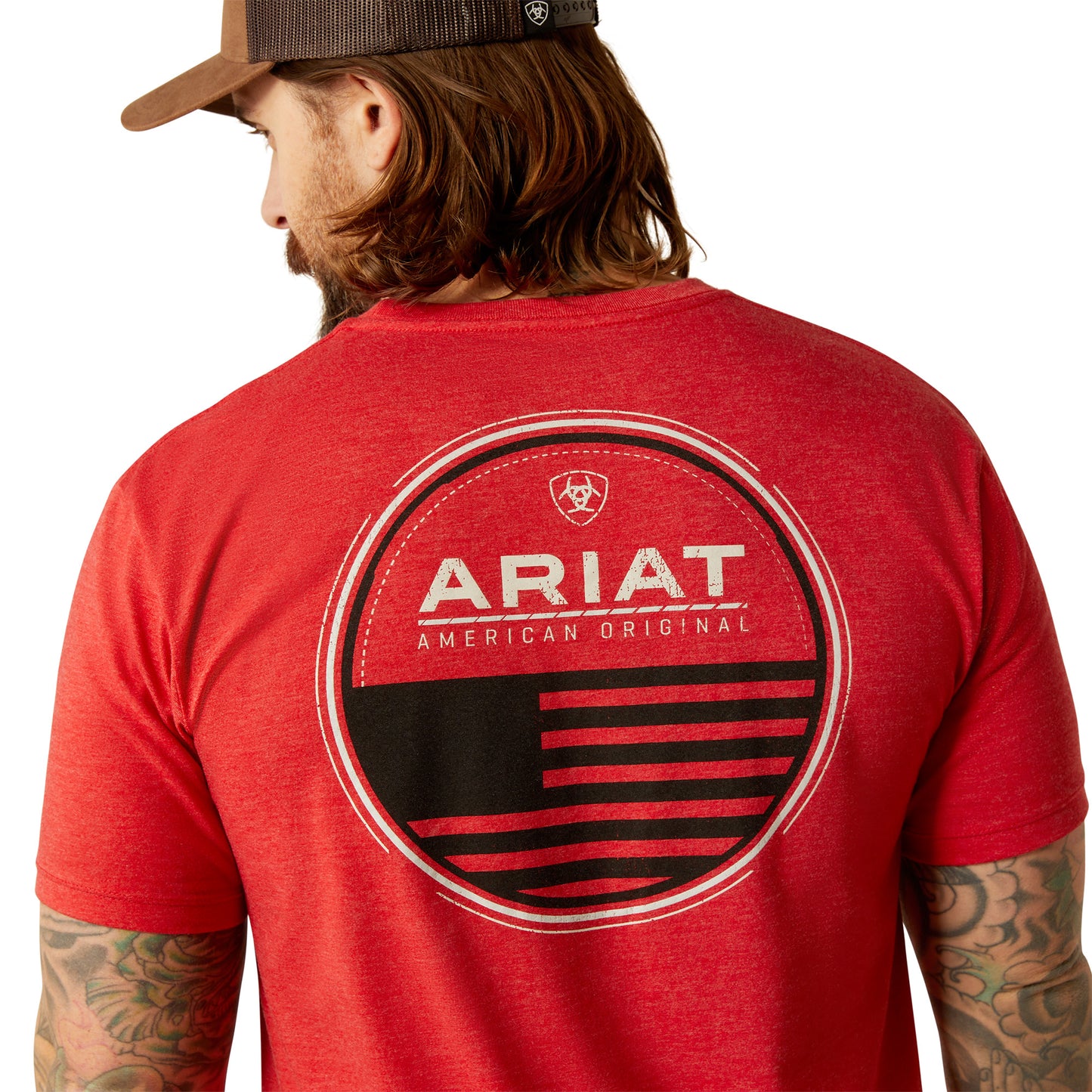 10053991 Ariat Men's Original Flag Scope T-Shirt