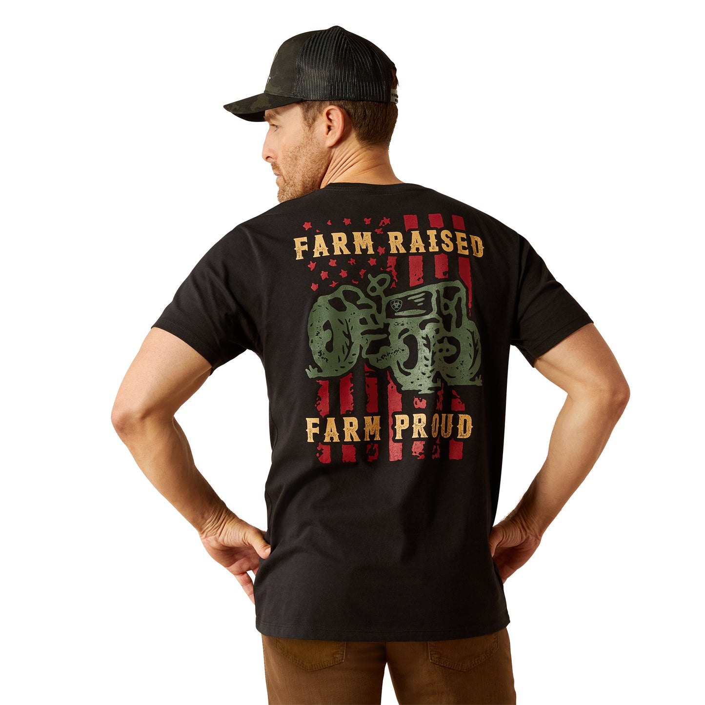 10054006 Ariat Men's Denim Badge T-Shirt