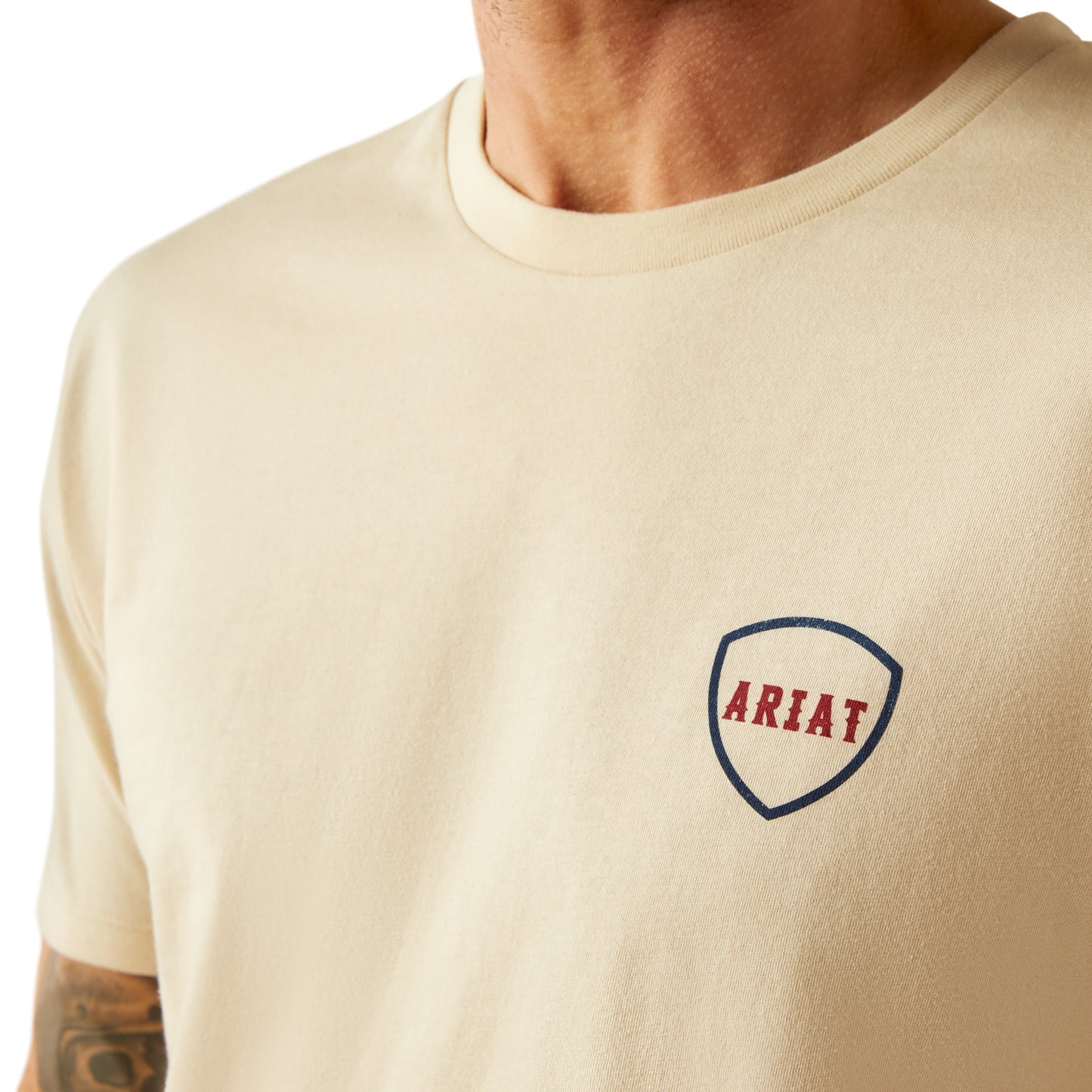 10054001 Ariat Men's Barbed Flag T-Shirt