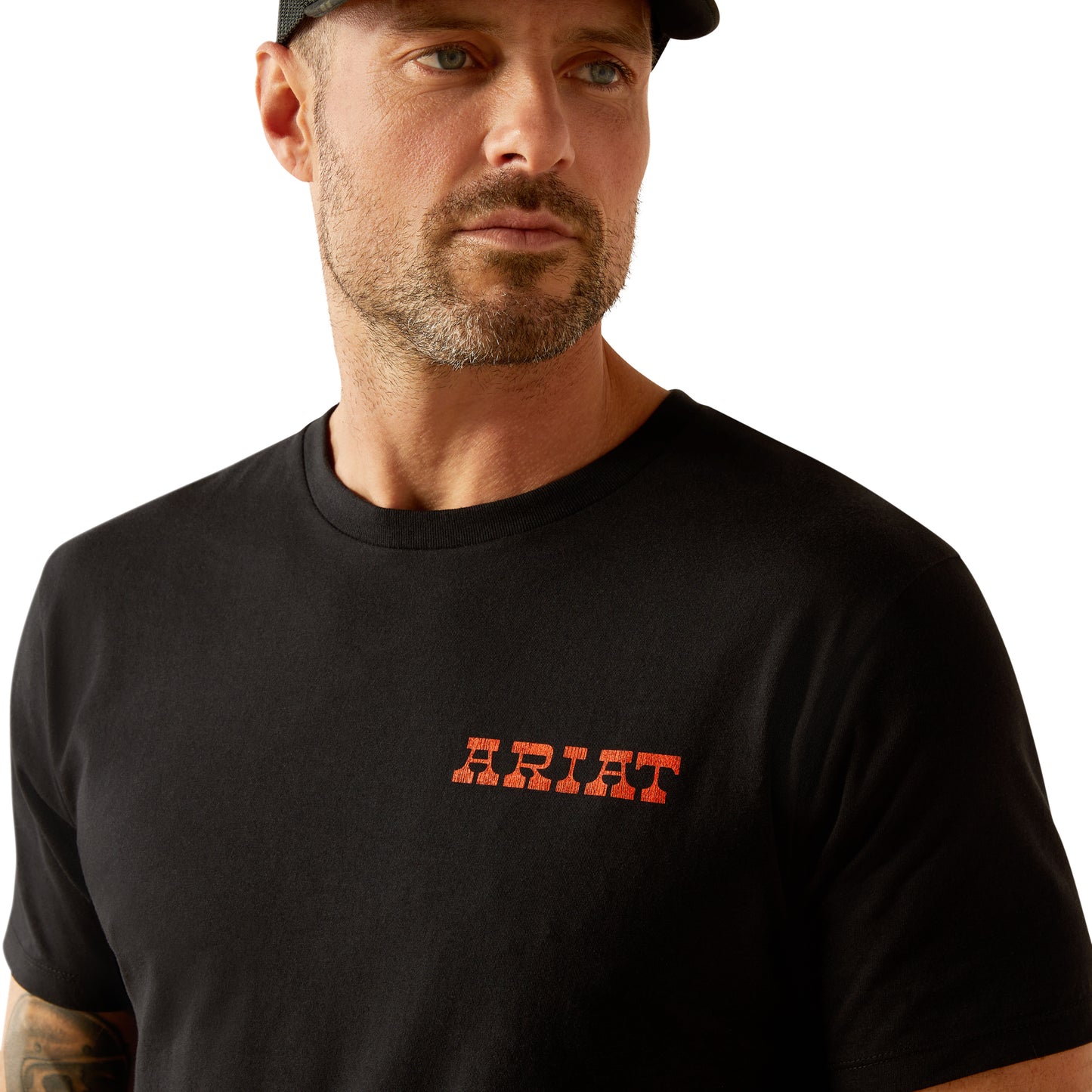 10054006 Ariat Men's Denim Badge T-Shirt
