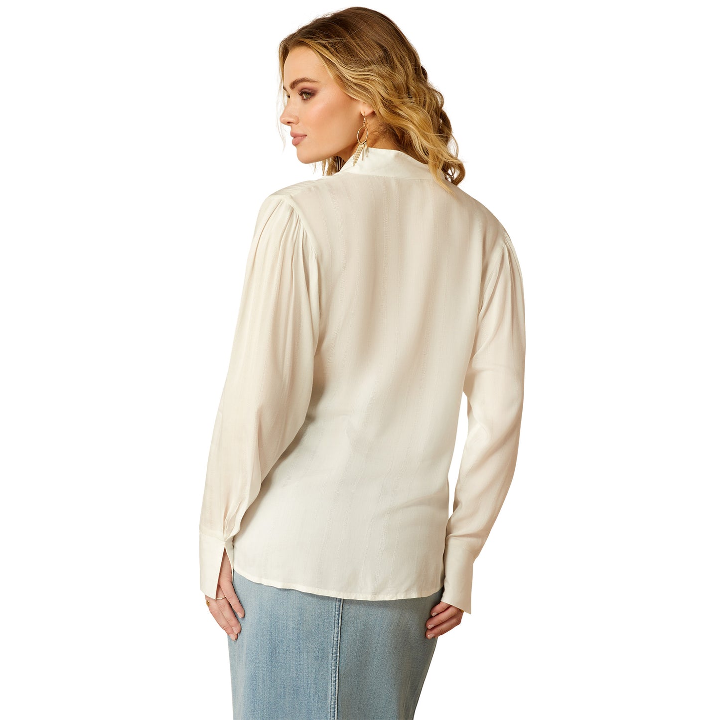 10052641 Ariat Women's Adelaide Top Cloud Dancer