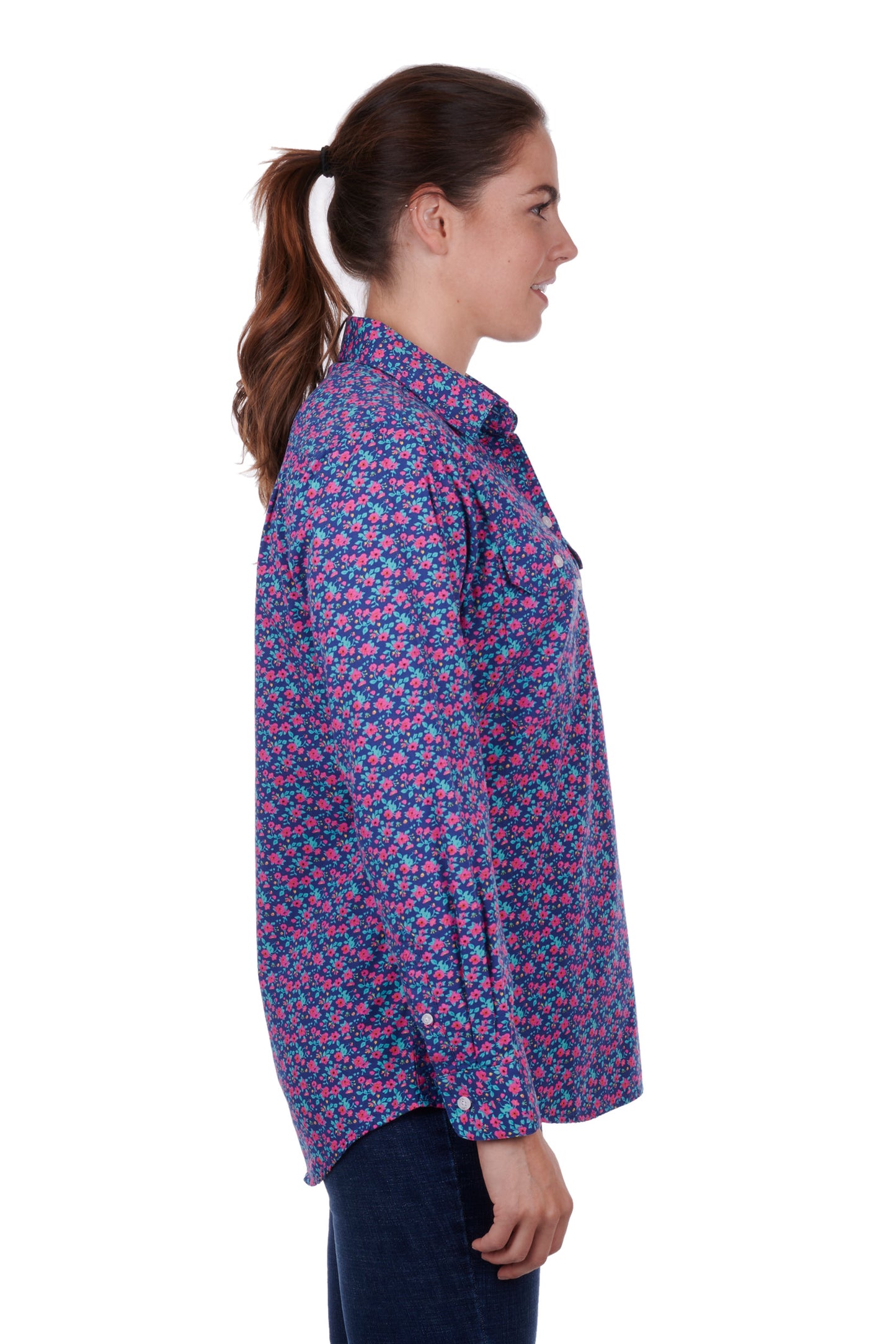 H3S2101151 Hard Slog Wms Bella LS Shirt