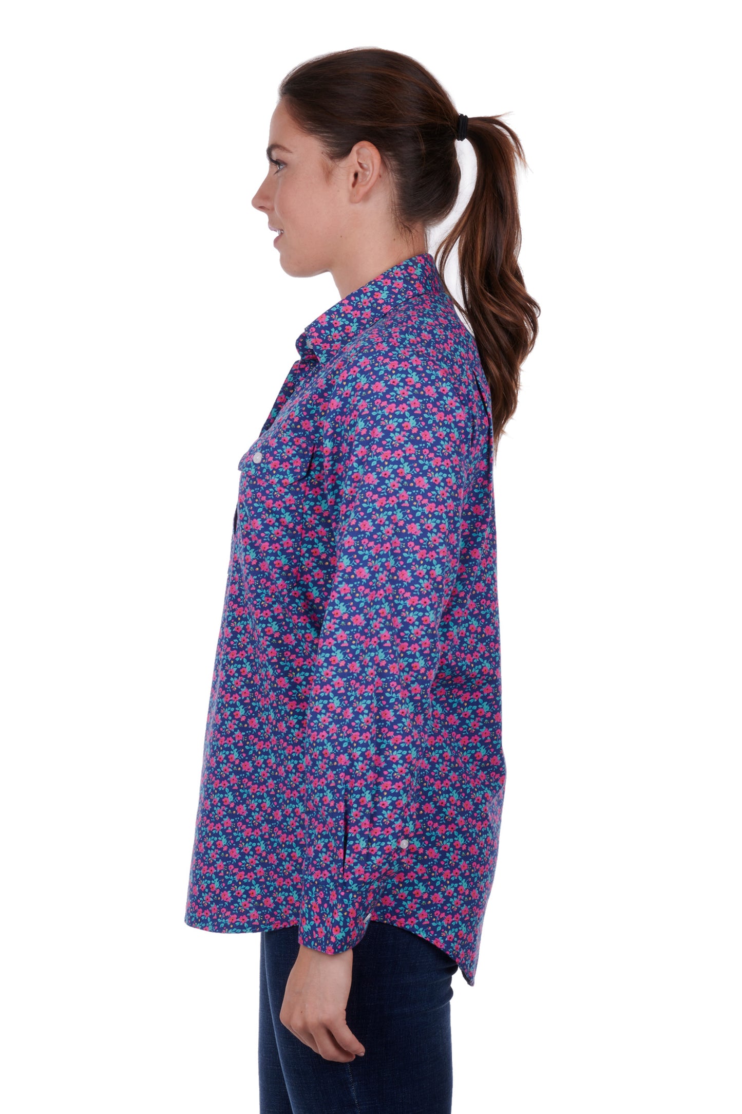 H3S2101151 Hard Slog Wms Bella LS Shirt