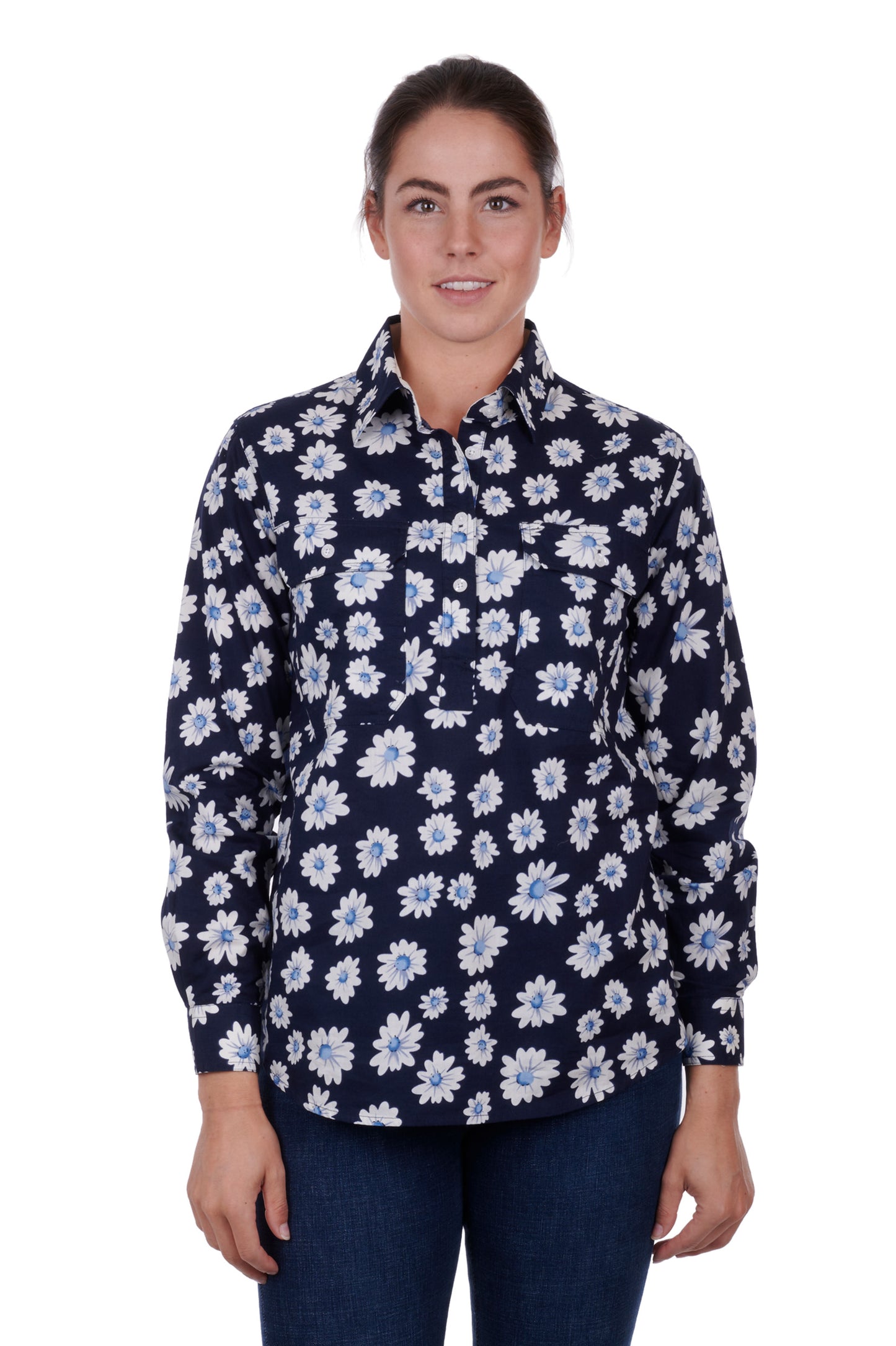 H3S2101177 Hard Slog Wms Dian LS Shirt