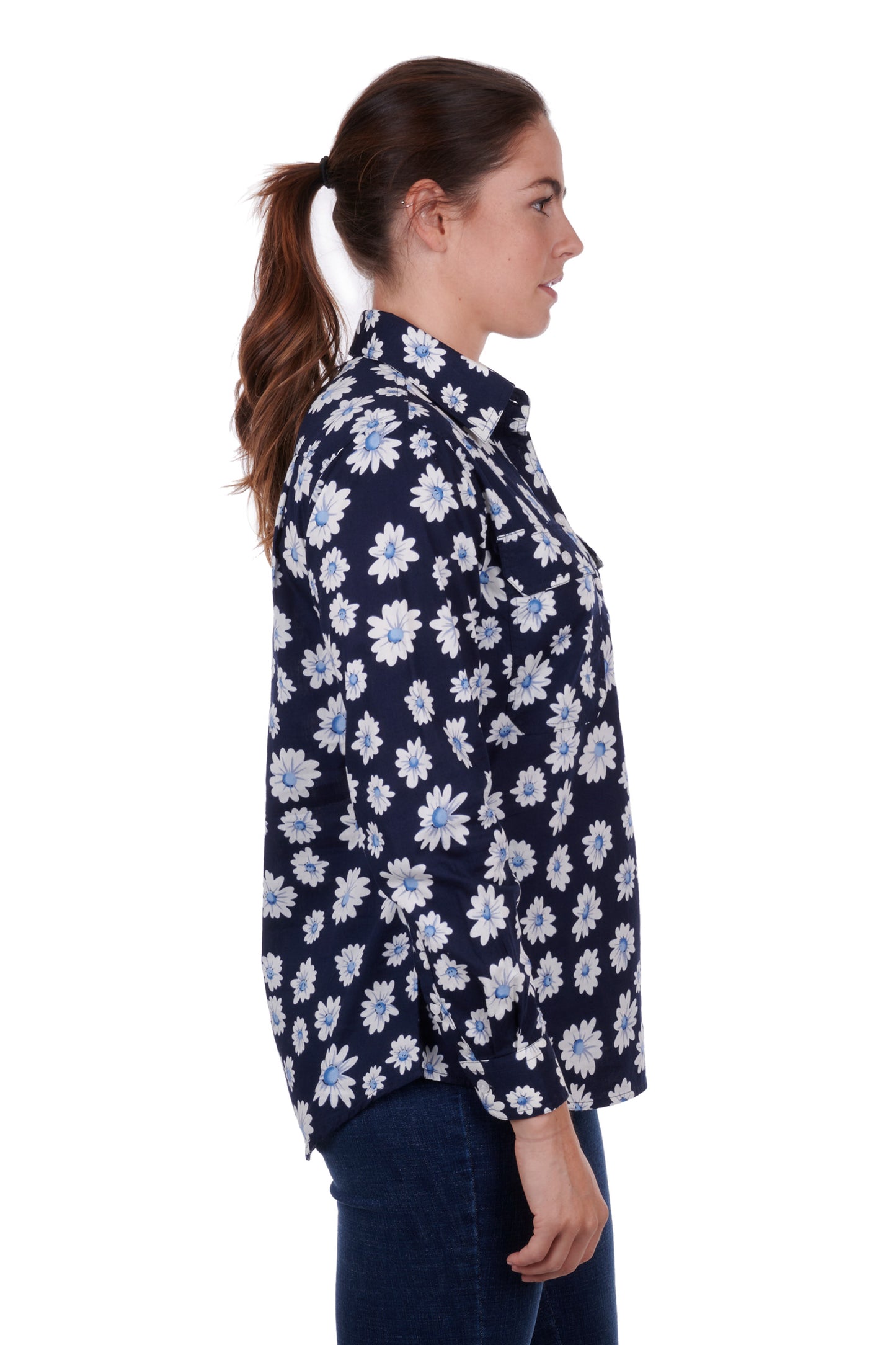 H3S2101177 Hard Slog Wms Dian LS Shirt