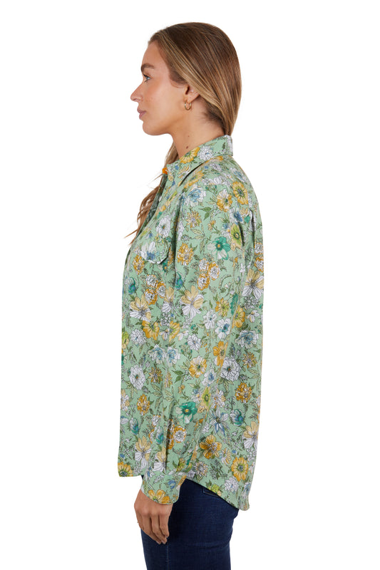 H4S2101047 Hard Slog Women's Tui 1/2 PLKT LS Shirt