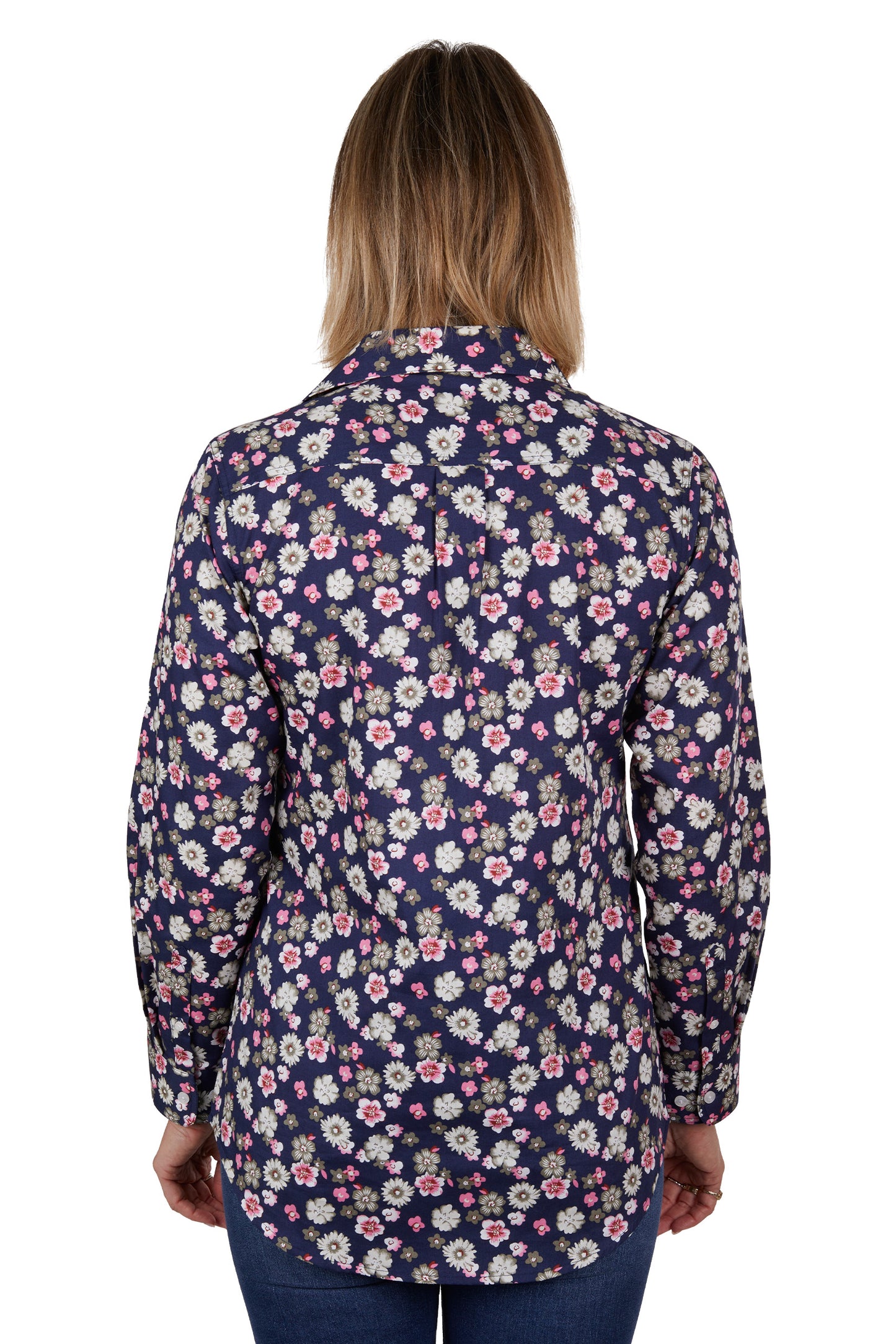 H4W2101176 Hard Slog Women's Rose L/S Shirt