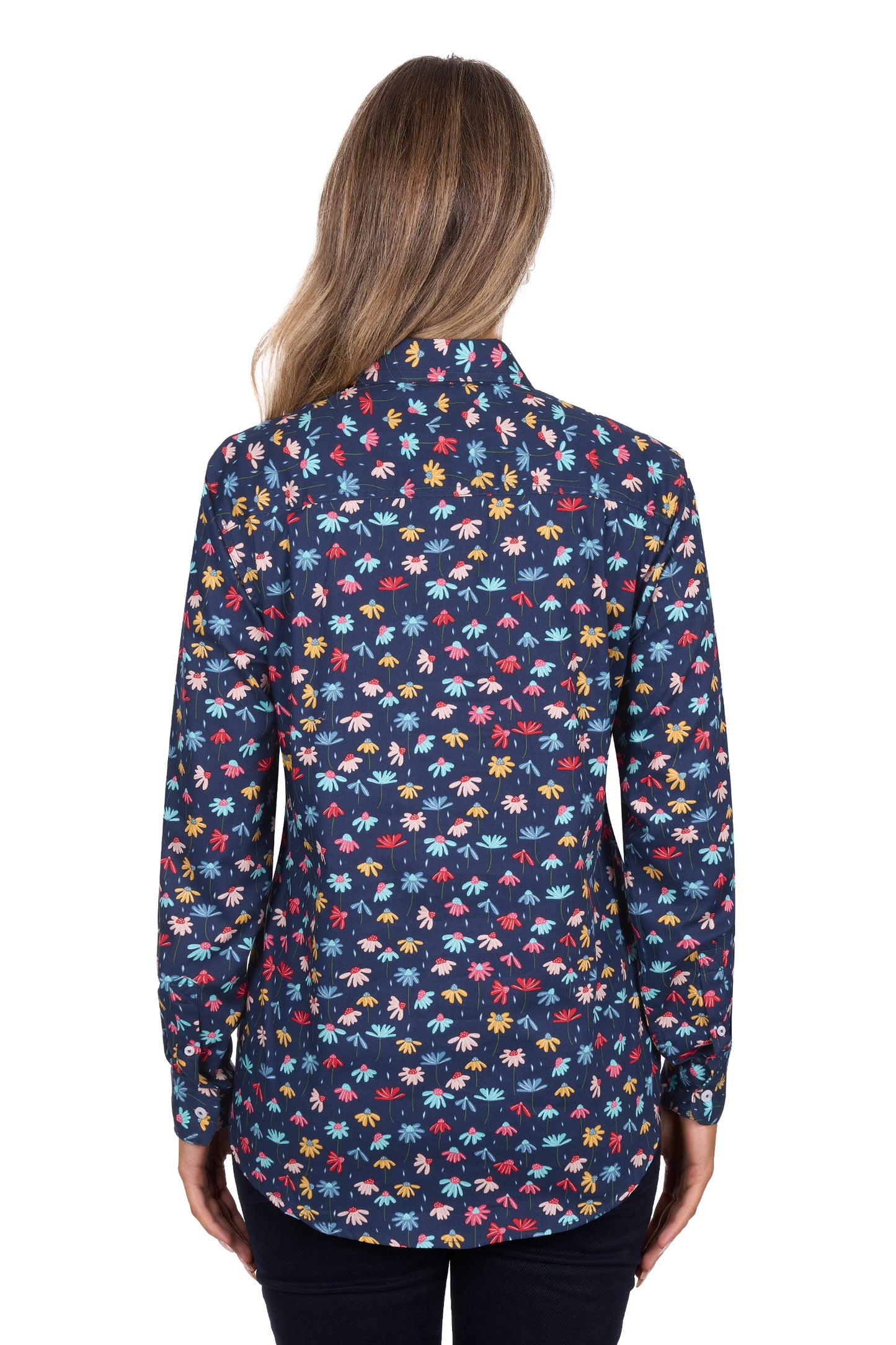 H5S2101157 Hard Slog Women's Tori 1/2 Placket LS Shirt