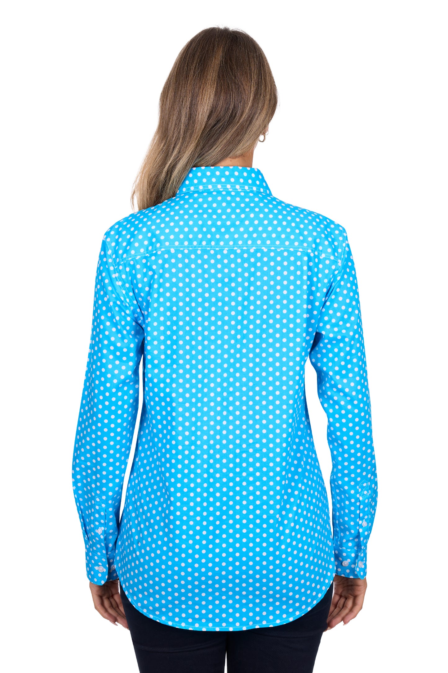 H5S2101158 Hard Slog Women's Sia 1/2 Placket LS Shirt