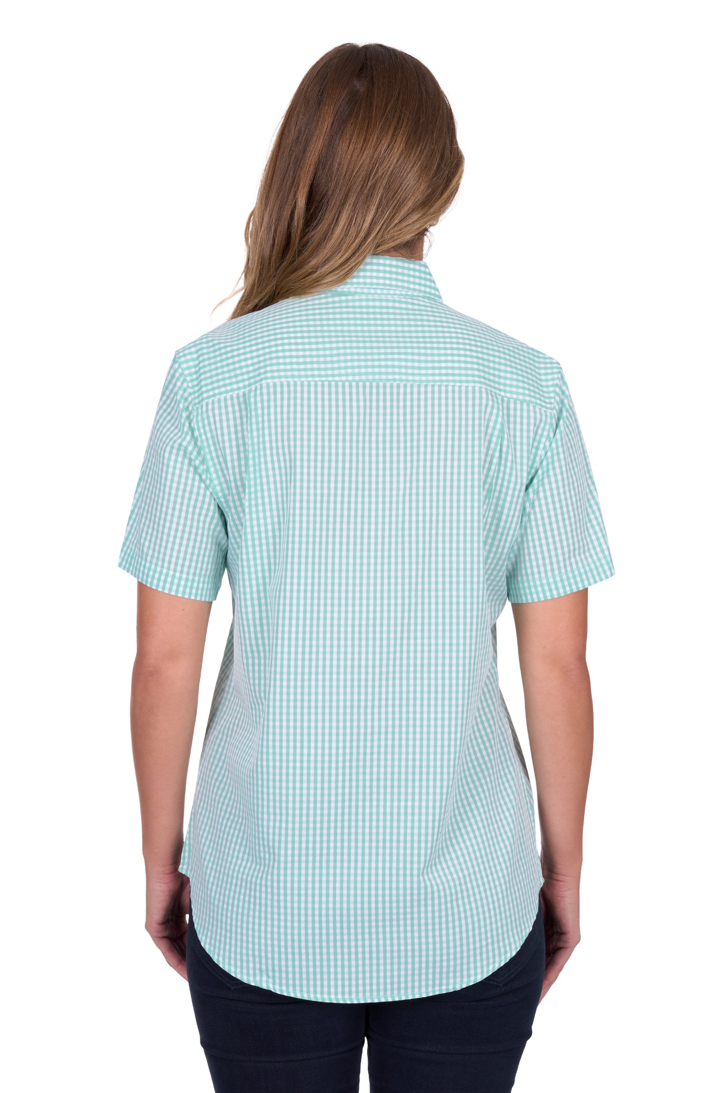 H5S2102150 Hard Slog Women's Grace 1/2 Placket SS Shirt Mint