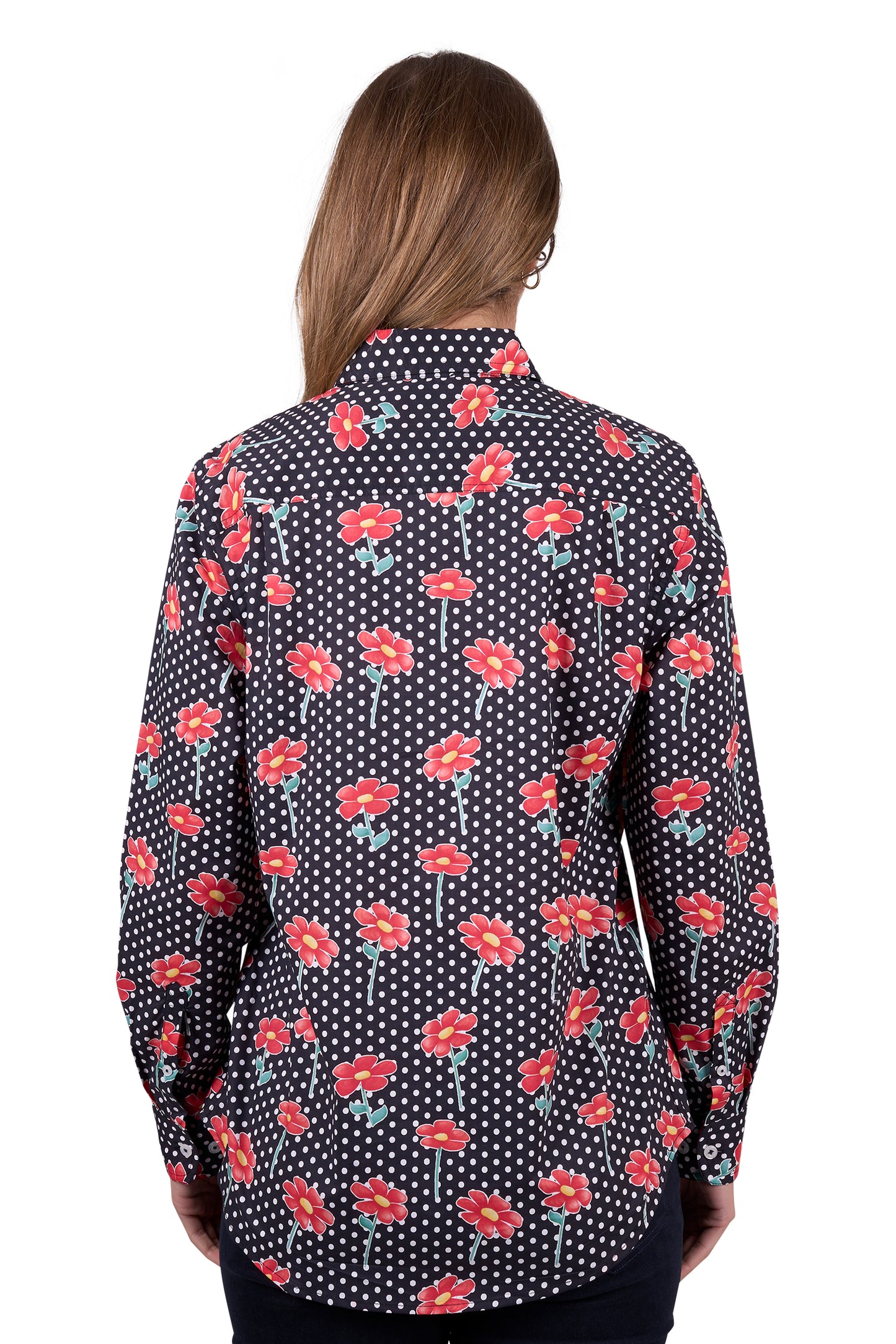 H5W2101180 Hard Slog Women's Inez 1/2 PLKT LS Shirt