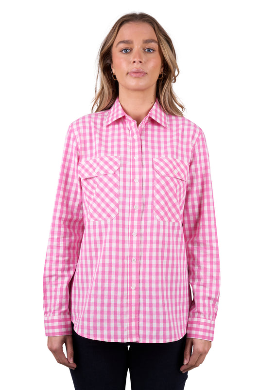 H5W2149192 Hard Slog Women's Melly LS Full PLKT LS Shirt