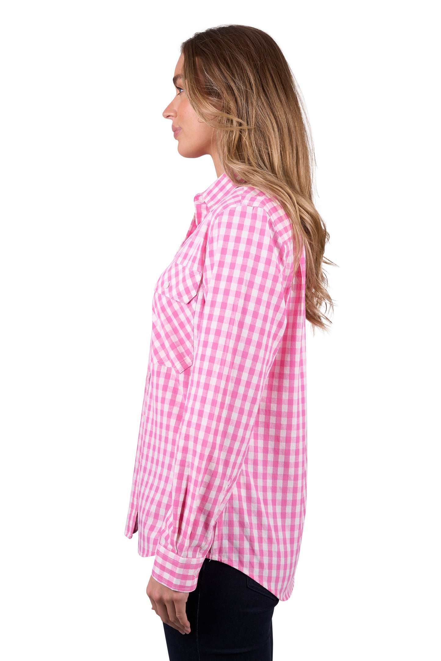H5W2149192 Hard Slog Women's Melly LS Full PLKT LS Shirt